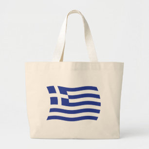 Tela Gigante Bolso de mano de la bandera de Grecia