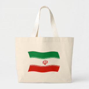 Tela Gigante Bolso de mano de la bandera de Irán