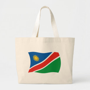 Tela Gigante Bolso de mano de la bandera de Namibia