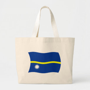 Tela Gigante Bolso de mano de la bandera de Nauru