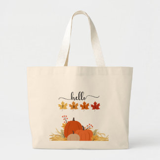 Tela Gigante Bolso de mano de otoño 