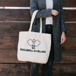 Tela Gigante Bolso de mano de Pickleball está llamando