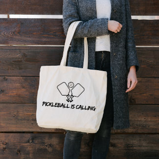 Tela Gigante Bolso de mano de Pickleball está llamando