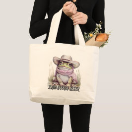Tela Gigante Bolso de mano de rana caprichosa