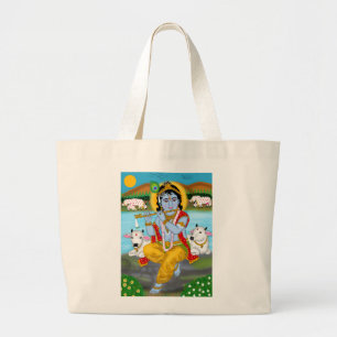 Tela Gigante Bolso de mano de Señor Krishna