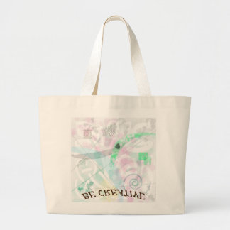 Tela Gigante Bolso de mano de Tote de arte con resumen creativo