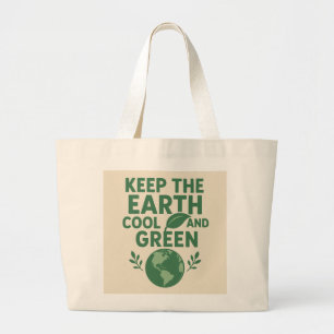 Tela Gigante Bolso de mano ecológico