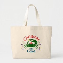 Tela Gigante Bolso de mano Navidad en la Cala (elija un tamaño)