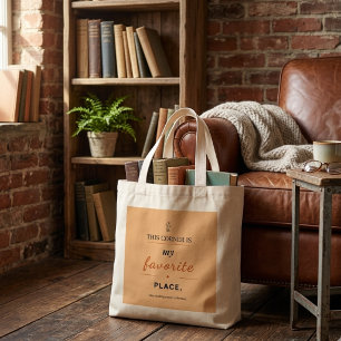 Tela Gigante Bolso de mano para amante de los libros