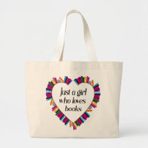 Bolso de mano para amante de los libros