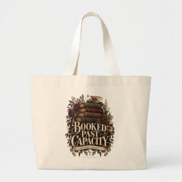 Tela Gigante Bolso de mano para amantes de libros antiguos con 