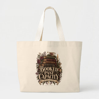 Tela Gigante Bolso de mano para amantes de libros antiguos con