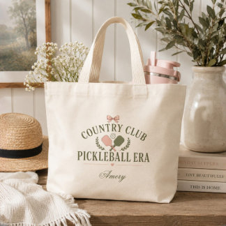 Tela Gigante Bolso de mano personalizado de la era del pickleba