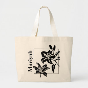 Tela Gigante Bolso de mano personalizado Tiger-Lily