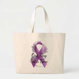 Tela Gigante Bolso de mano "Un día a la vez" – Regalo de concie