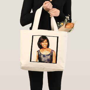 Tela Gigante bolso de MICHELLE OBAMA