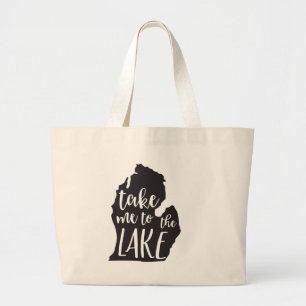 Tela Gigante Bolso de Michigan - lléveme al lago