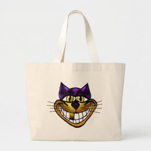 Tela Gigante Bolso de oro del gato de Cheshire