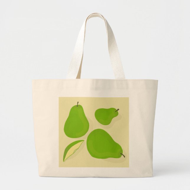 Tela Gigante Bolso de pera verde (Frente)