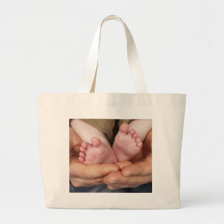Tela Gigante Bolso de pies del bebé