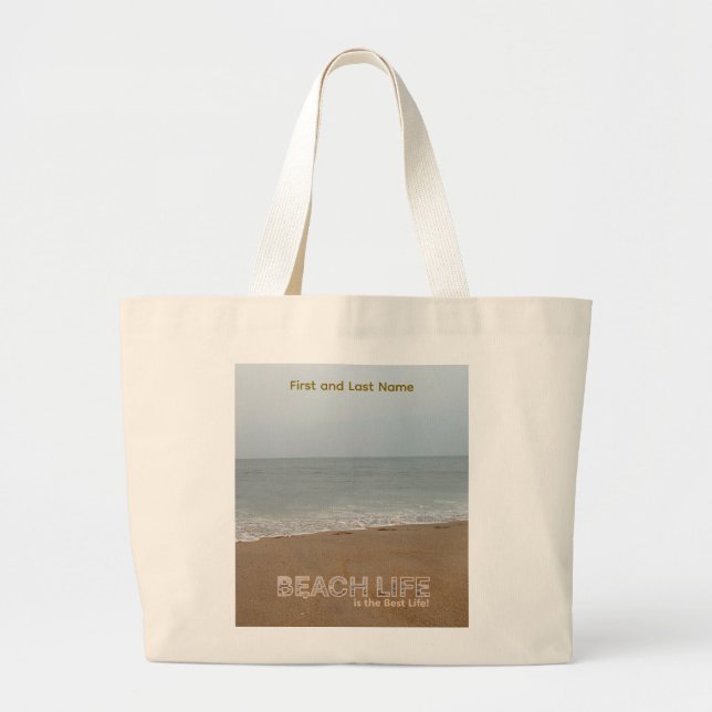 Tela Gigante Bolso de Playa Tote (Frente)