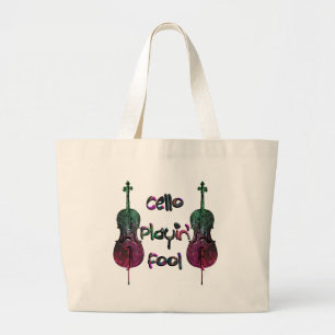Tela Gigante Bolso de Playin del violoncelo