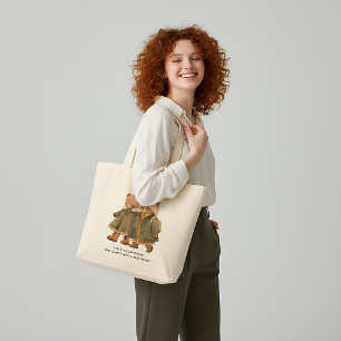 Tela Gigante Bolso de regalo para mejor amiga