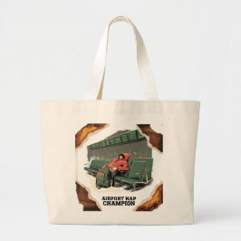 Tela Gigante Bolso de tocador clásico para campeón de la Nap de