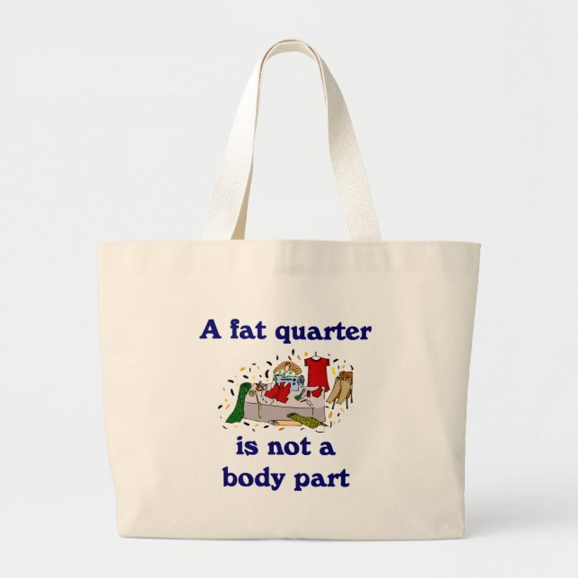 Tela Gigante Bolso de tote de la costurera (Frente)