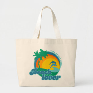 Tela Gigante Bolso del amante de la playa