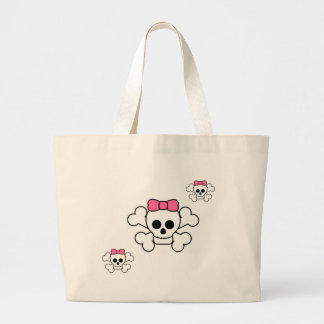 Tela Gigante Bolso del cráneo de Lil