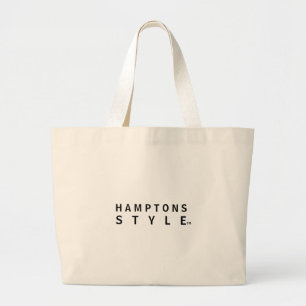 Tela Gigante Bolso del estilo de Hamptons