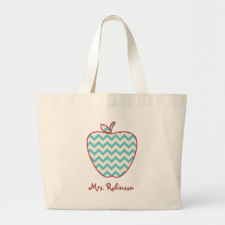Tela Gigante Bolso del profesor de Chevron Apple de la