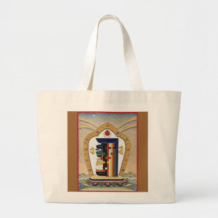 Tela Gigante Bolso del símbolo del mantra de Kalachakra