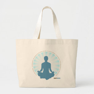 Tela Gigante Bolso DIARIO de la lona de la "paz interna" de