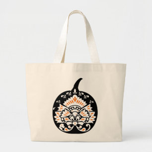 Tela Gigante Bolso elegante de calabaza