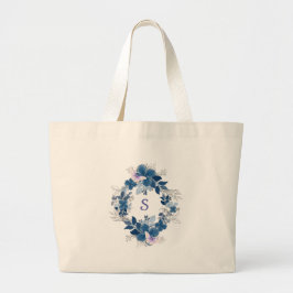 Tela Gigante Bolso Elegante de Mariposa Floral