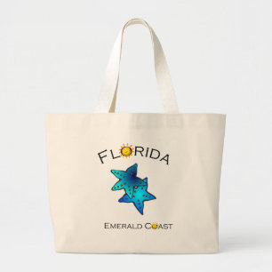 Tela Gigante Bolso esmeralda de la costa de la Florida