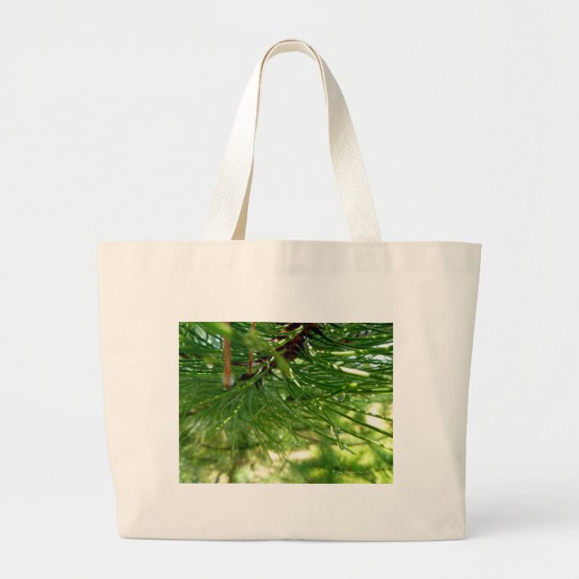 Tela Gigante Bolso grande de agujas y gotas (Frente)