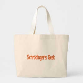 Tela Gigante Bolso grande de geek de Schrodinger