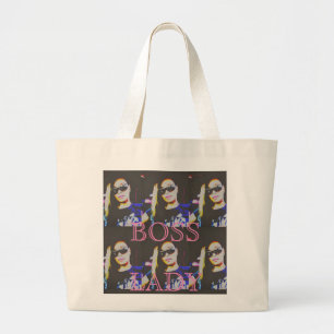 Tela Gigante Bolso Jumbo de Moda Jefa Señora