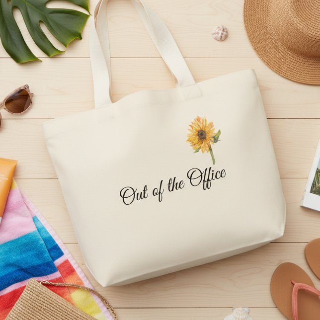 Tela Gigante Bolso Jumbo Tote Overnight Fuera de la Oficina Gir (Subido por el creador)