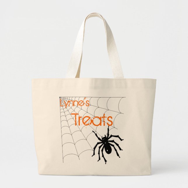 Tela Gigante Bolso personalizado de la invitación de Halloween (Frente)