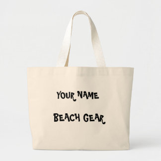 Tela Gigante Bolso personalizado de la playa