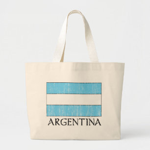 Tela Gigante Bolso retro de la bandera de la Argentina