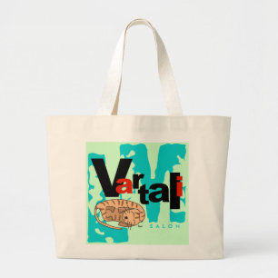 Tela Gigante Bolso soñoliento de Vartali del gatito del LM