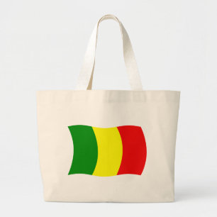 Tela Gigante Bolso tipo tote con la bandera de Malí