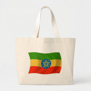 Tela Gigante Bolso tipo tote de la bandera de Etiopía