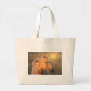 Tela Gigante Caballo del Palomino en bolso ligero de la lona