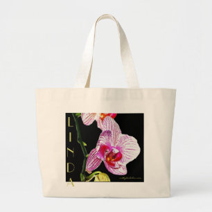 Tela Gigante ¡El bolso de la orquídea de Linda - modifique su